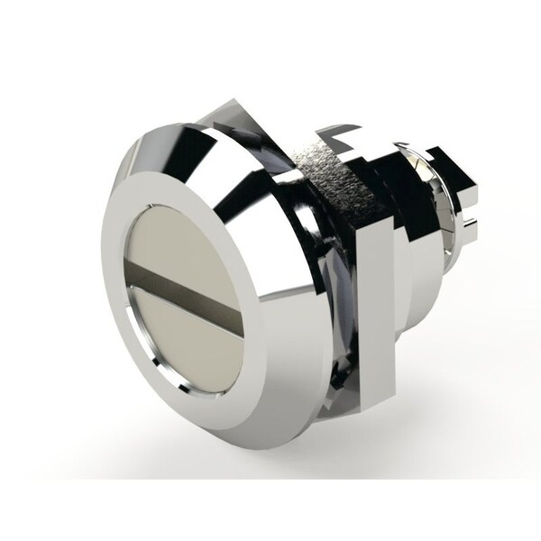 Latch, Slotted 2 x 4 Door Chrome